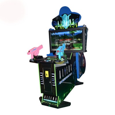 42" LCD Screen Aliens simulator video arcade shooting game machine for adults