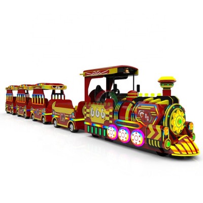 Hot Sale Amusement Equipment Outdoor Trackless Train Electric Sightseeing Train