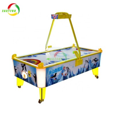 Super Roll Kids Musical Led Operated Arcade Games Air Hockey Table