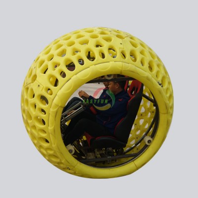 Amusement ride battery happy rolling ball happy leswing car for kids