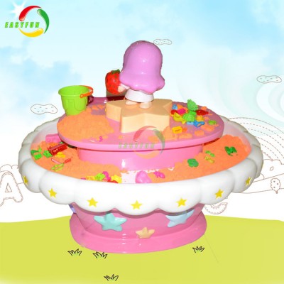 Kids indoor playground educational games fiberglass Magic art sand table