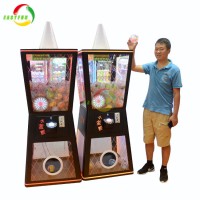 Coin operated gumball capsule gashapon vending game machine