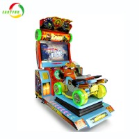 Coin operated Crazy 4 Wheel kids racing car game machine