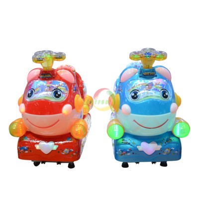 Hot fun children's games kiddie ride music coin operated swing machine