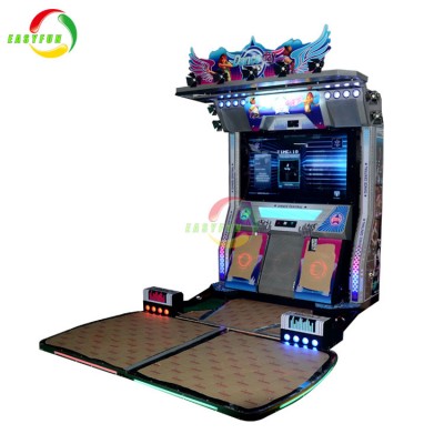 Latest dancing game machine amusement arcade pump it up dance machine