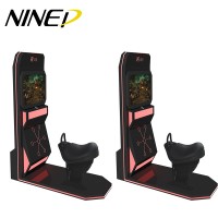 Theme park 9d vr racing game shooting machine vr horse ride