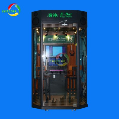 Coin operated electronic jukebox karaoke system happy singing simulator game machine